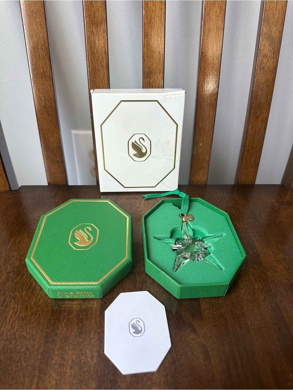 Swarovski Crystal 2025 ANNUAL EDITION LARGE CHRISTMAS ORNAMENT 5691172 New
